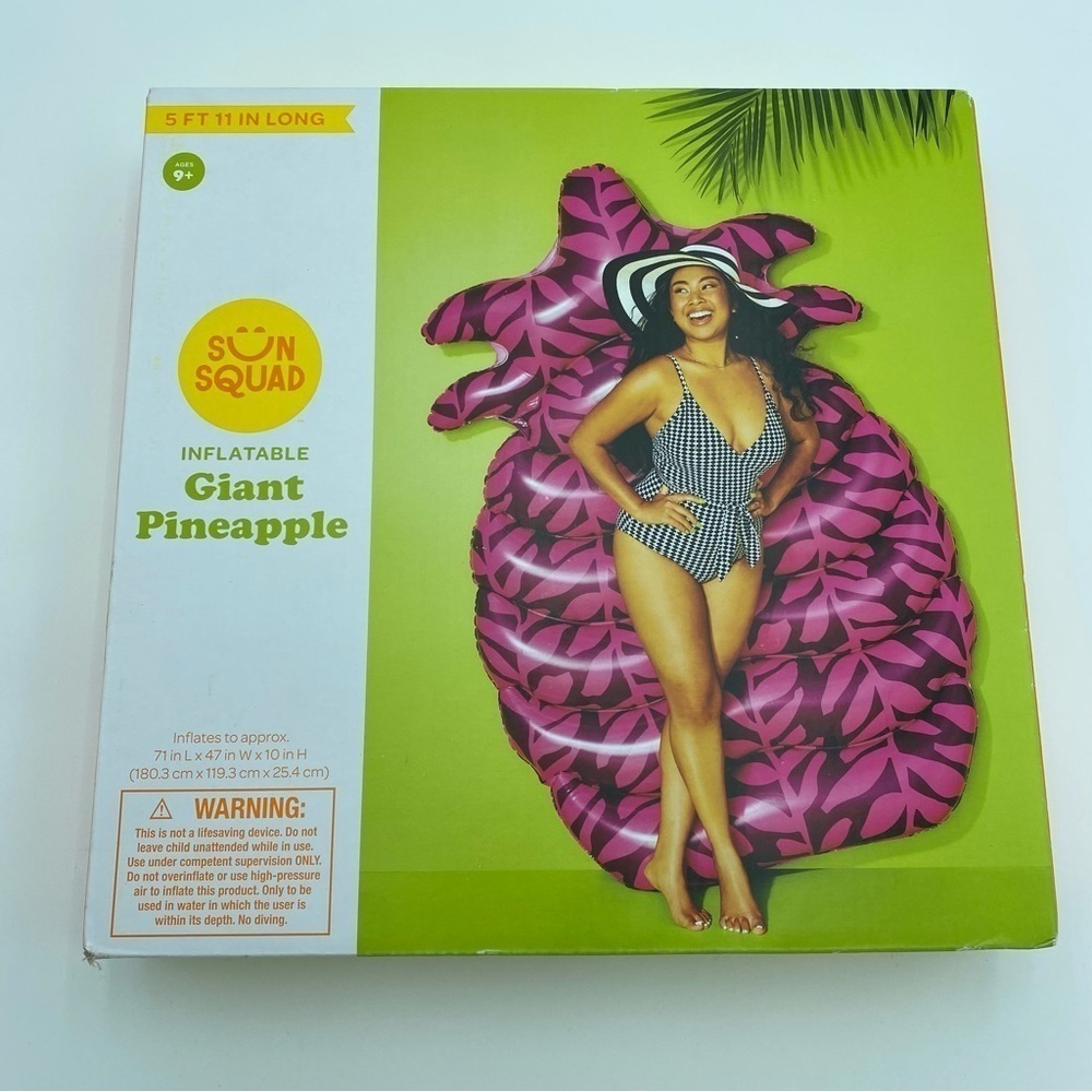 New sun squad giant pineapple inflatable mattress